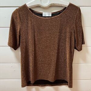 MLLE EARTH Shimmer Top - Size M